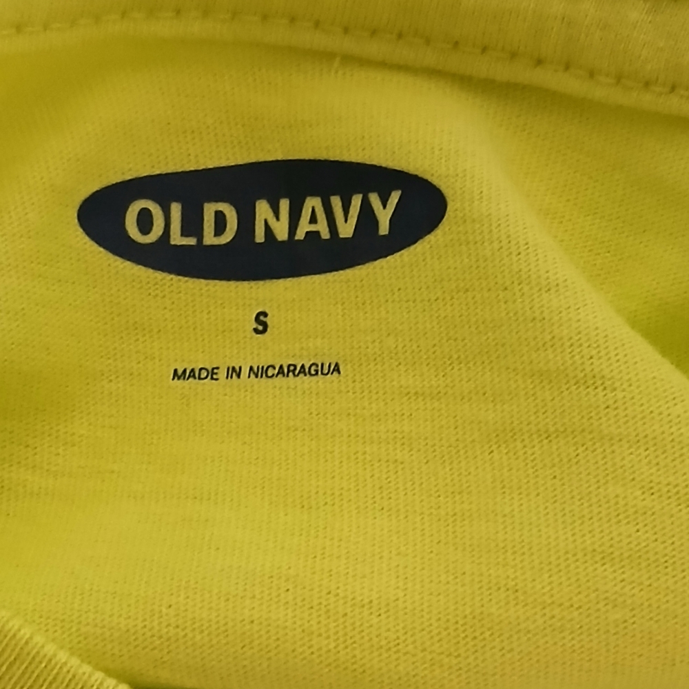 NWT Old Navy Size S NASA Graphic Tee - Neon Yellow Men’s T-Shirt - Picture 7 of 10